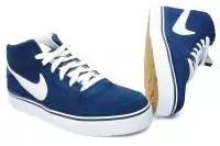 nike 6.0 air mogan mid chaussures hommes genereux bleu blanc